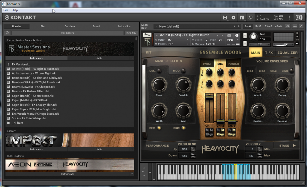heavyocity master sessions ensemble drums collection kontakt torrent